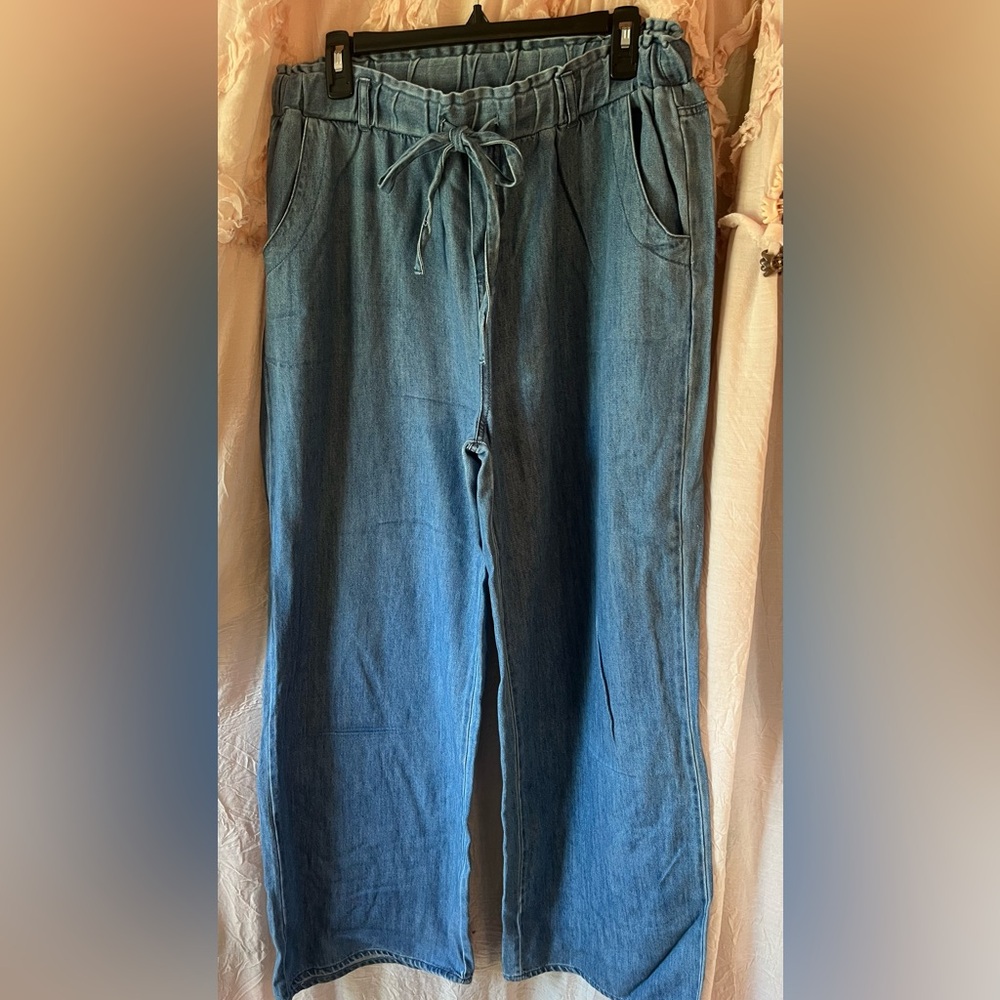 Velvet Heart Denim Blue Drawstring Waist Women’s Jeans NWOT